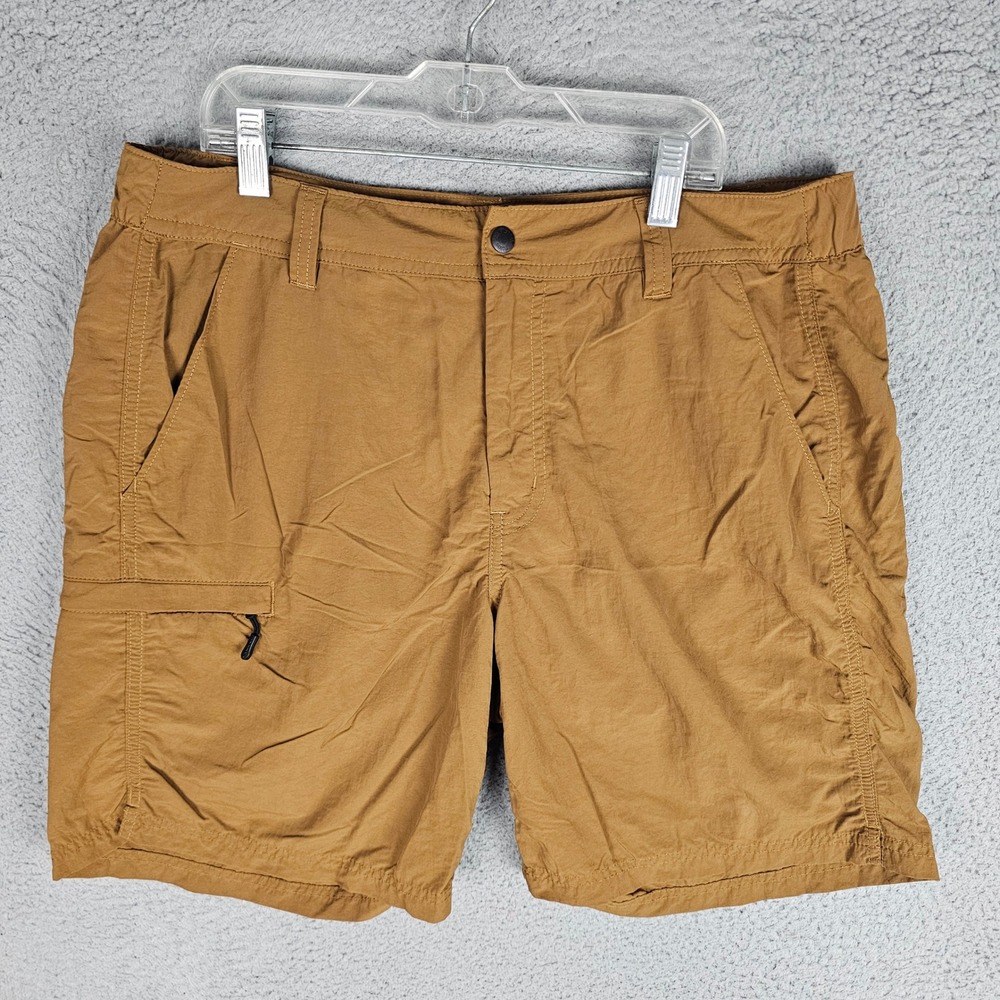 Filson Shorts Mens M Brown Swiftwater Hiking Fishing Outdoor Cargo Quick Dry